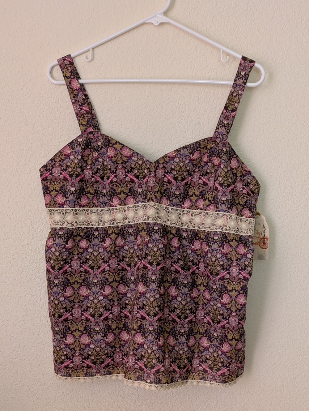 Paper Denim & Cloth Floral Tank Top Size 4